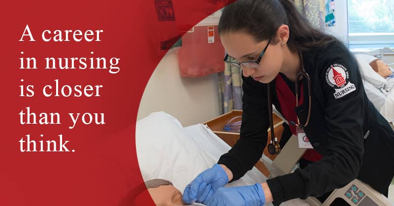 A career in nursing is closer than you think if you have a non-nursing bachelor's degree.